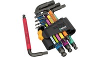 4013288230188 Zestaw Kluczy Trzpieniowych 950/9 HEX-PLUS Multicolou 9CZR Wera