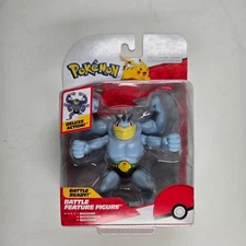 Pokemon Machamp Battle Feature Figure Deluxe Action Figure Jazwares 2024 New
