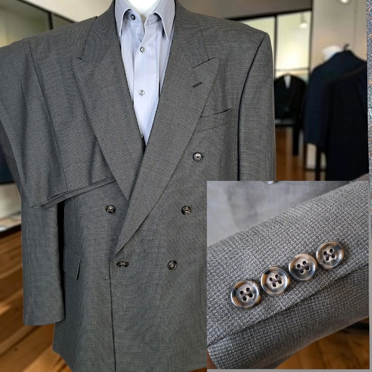 Double-Breasted 46 Size Suits & Blazers for Men for sale | eBay