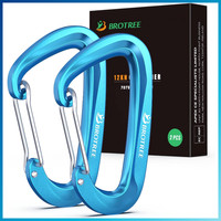 Karabiner 12KN 1200Kg Belastbarkeit Schnellverschluss FüR HäNgematten Camping
