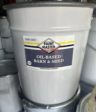 PAINTMASTER INDUSTRIAL OIL BASED BARN AND SHED PAINT 5LT 10LT 20LT MANY COLOURS