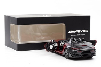 1:18 NZG Mercedes-Benz AMG Pure Speed Le-Mans-Rot 4,0 V8 BITURBO Limited
