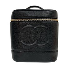 CHANEL Coco Handle Black Vanity Bag A01998 #OKB3498