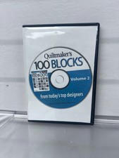 Vtg Rare Creative Crafts Group Quiltmaker's 100 Blocks CD 2 2014 