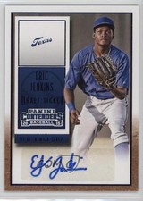 2015 Panini Contenders Draft Ticket Blue Foil Eric Jenkins #21 Auto 0yg9