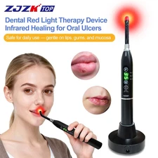 2-in-1 Red Light Therapy Lip Herpes Canker Sore Treatment Oral Care Nose Ears