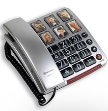 Image of AMPLICOMMS BigTel 40 PLUS Big Button Phone Landline Extra Loud Hard of Hearing