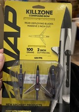 Lot de 3 lames NAP Killzone tête large mécanique 100 grains diamètre de coupe 2"