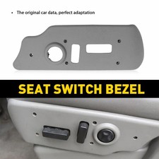 Power Seat Trim Bezel Light Pewter Gray Front Lh Driver Outer Fit For Chevy Gmc
