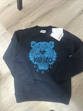 Kenzo Paris Tiger Sudadera Bordada Hombre Talla S