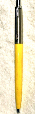 ''PARKER Made in U.S.A.''  BRASS THREADS Yellow/Chrome Trim