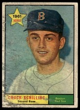 1961 Topps #499 Chuck Schilling