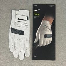 Nike Tour Mens Regular Right Hand Golf Glove White/Black/Grey NEW