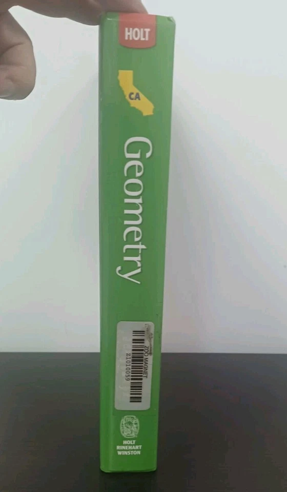 Holt Geometry California: Student Edition Grades 9-12 2008 - Hardcover - VG - Image 2 of 4