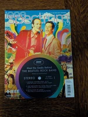 IEEE Spectrum September 2009 Illustrated Magazine The Beatles Rock Band Cover