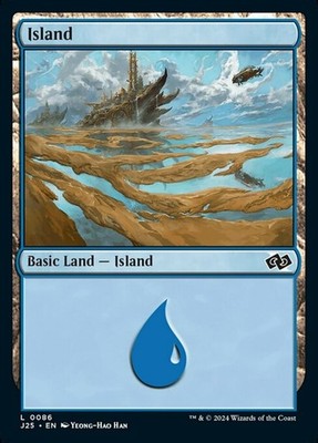 Island (0086)~0086~NM~(J25) - Foundations Jumpstart~MTG