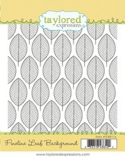 Taylored Expressions - FINELINE LEAF BACKGROUND Stamp, Retired