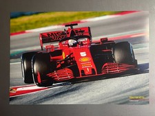 2022 Sebastian Vettel Ferrari Formula 1 Print, Picture, Poster - RARE Awesome