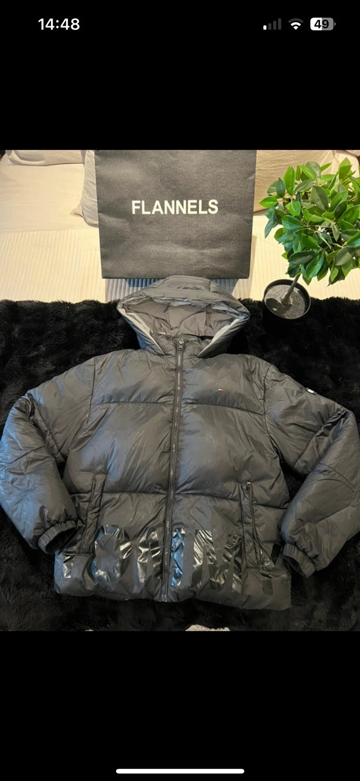 Tommy Hilfiger Puffer Jacket Size Extra Small