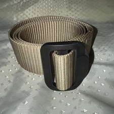 1.5" Wide Nylon BDU Tactical Belt Men  s 36-38 Women  s 14-18   2169 Tan