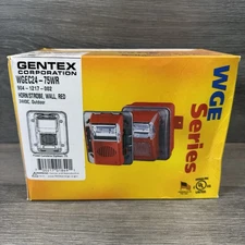 Gentex WGEC24-75WR 24V Weatherproof Horn Strobe - Red