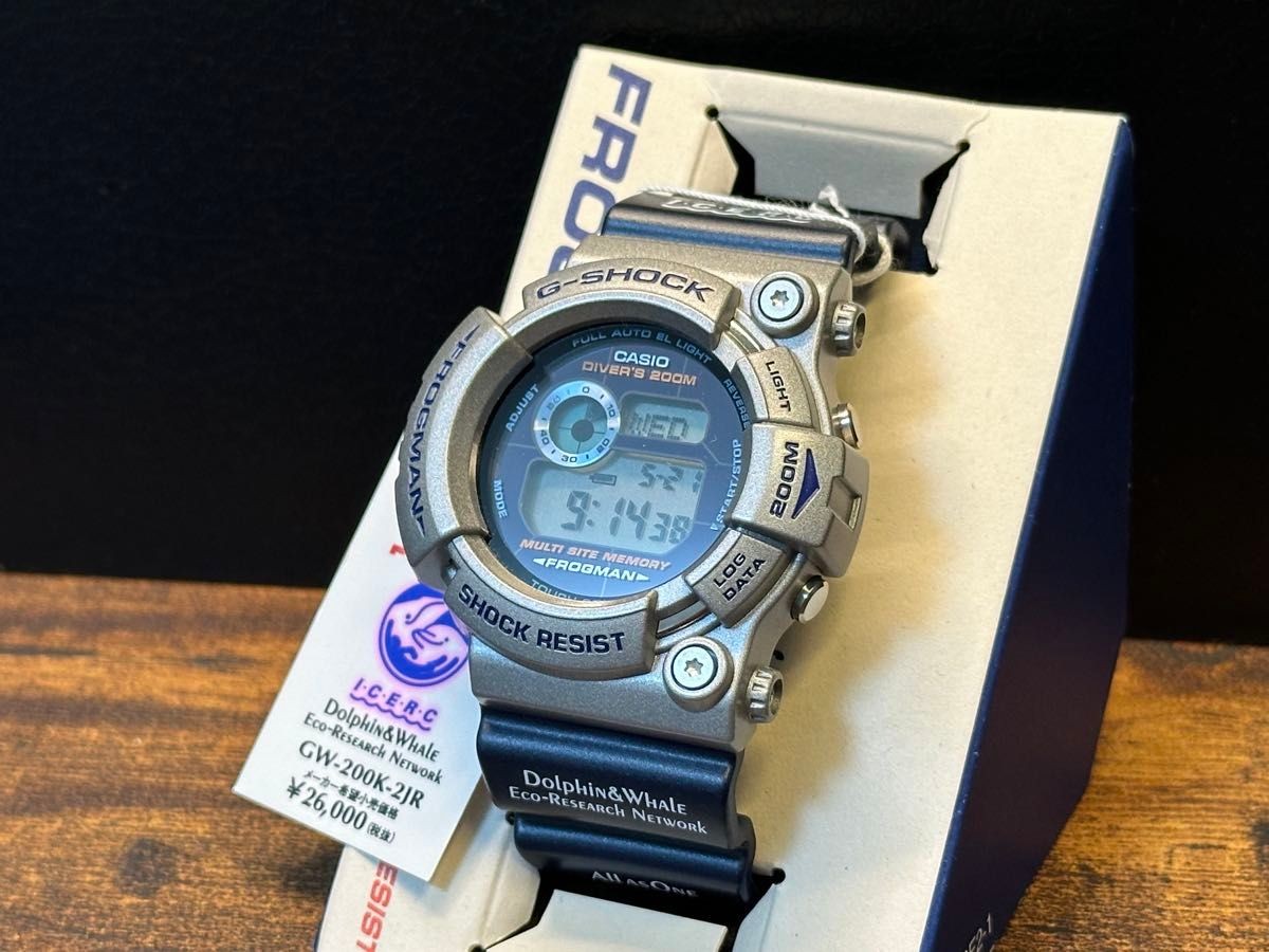 Casio Watch G-Shock Frogman Gw-200K-2Jr Men'S Solar Ti/Resin