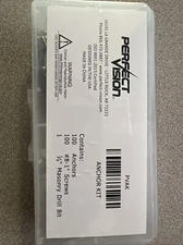 Perfect Vision PVAK Anchor Kit, Box 100 with 1/4 Bit US Seller Fast Shipping!!!