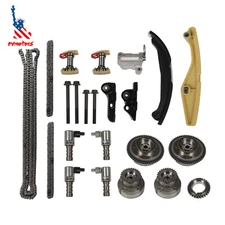 Timing Chain Kit Cam Phaser VVT Gears for 2011-17 Ford F-150 Lincoln Taurus 3.5L