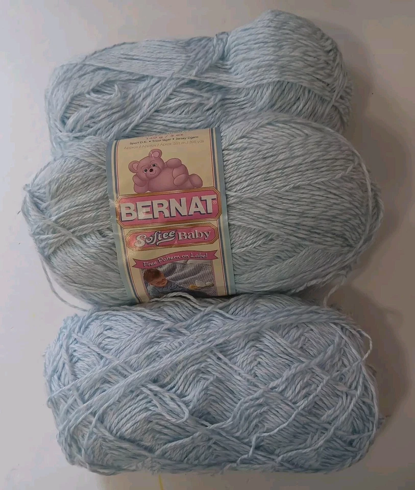 3 madejas de hilo de ganchillo, Bernat baby Soffiee. Foto 4 de 4