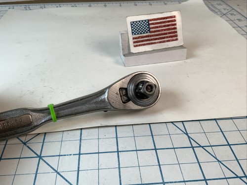 CRAFTSMAN V-43785, 3/8 Drive Quick Release Ratchet, USA Made Green - Picture 6 of 11
