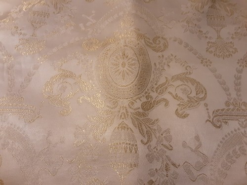 2 JCPenny Home Collection Quilted Damask Creamy White&Gold Standard Pillowshams - Picture 3 of 12
