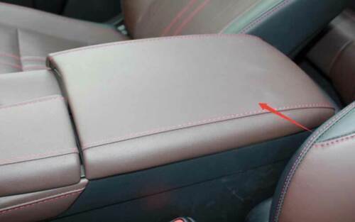 Center Console Lid Armrest Cover PVC Leather for Lexus RX350 2016-2020 Black