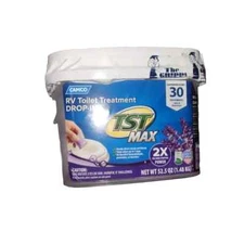 Camco TST MAX Camper RV Toilet Treatment Drop-Ins - Control Odors & Waste