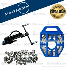 Genuine Strapbinder Kit – ST001 Tool, 100ft ST204B Banding & 50 ST254 Buckles