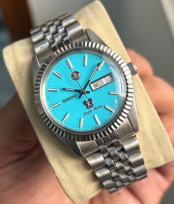 RADO Purple Horse 自動巻き腕時計 【ヴィンテージ】 Vintage RADO Purple Horse Automatic Quick D/D Steel Fluted