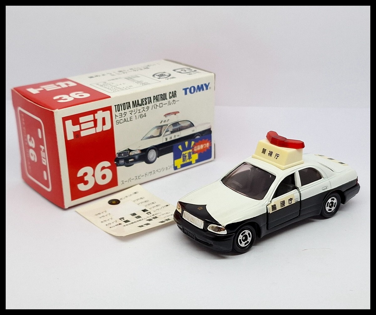 TOMICA 36 TOYOTA Majesta Patrol Car 1/64 TOMY Police USED (B TOMICA 36 TOYOTA Majesta Patrol Car 1/64 TOMY Police USED (B