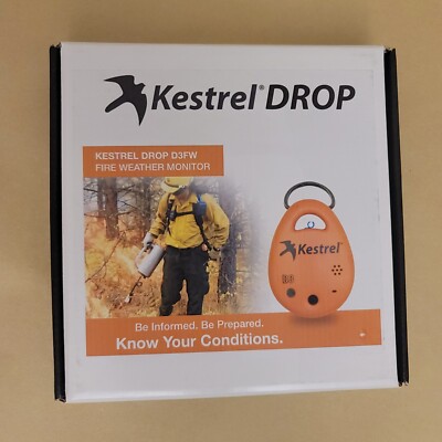 Kestrel DROP D3FW Fire Weather Monitor / Orange / MPN 0730FWORA
