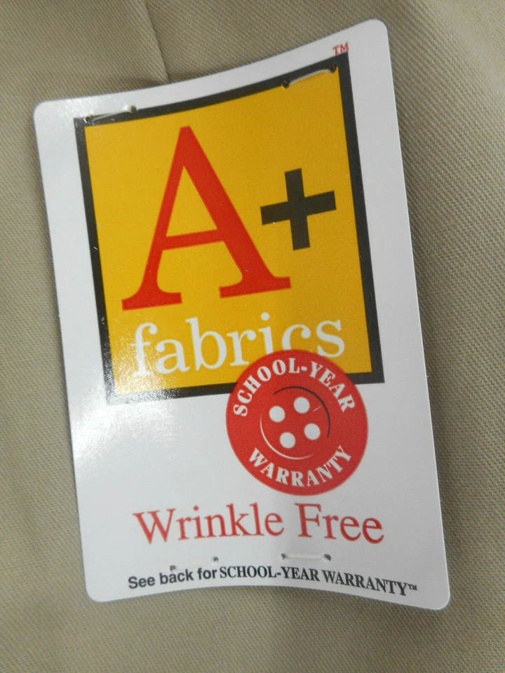 Niñas A+ Pantalones Caqui/Uniforme Escolar Pantalones Calce Ajustado Talla 10 y 16 Foto 3 de 4