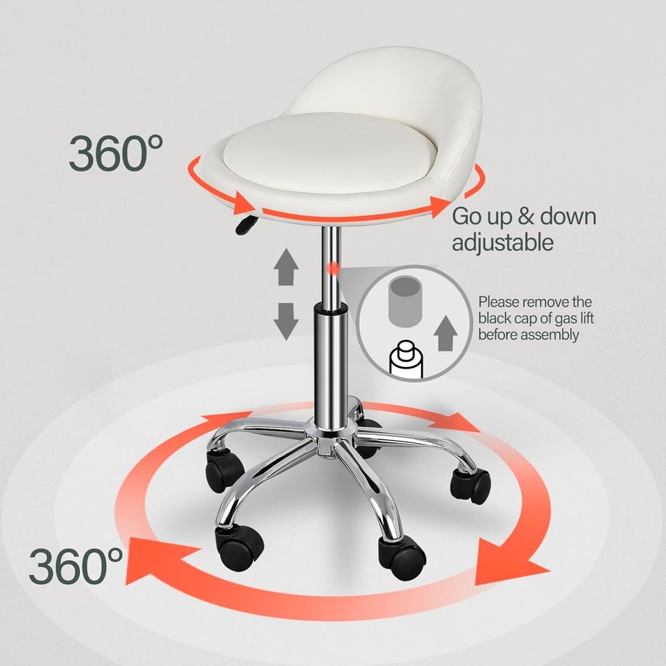 Medical Dentist Chair Adjustable Seat Dental Office Lab Exam Wheel Rolling Stool Medical Dentist Chair Adjustable Seat Dental Office Lab Exam Wheel Rolling Stool