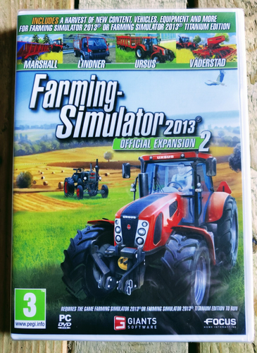 Farming Simulator 2013 Official Expansion 2 PC DVD UK New Sealed Tractor Game - Picture 17 of 24