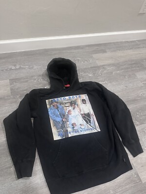 Supreme Rap-A-Lot Geto Boys Hooded Sweatshirt Black Large S/S 17