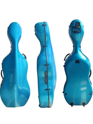 High quality 4/4 Carbon fiber Cello Case  handle &shoulder strap wheel hard case
