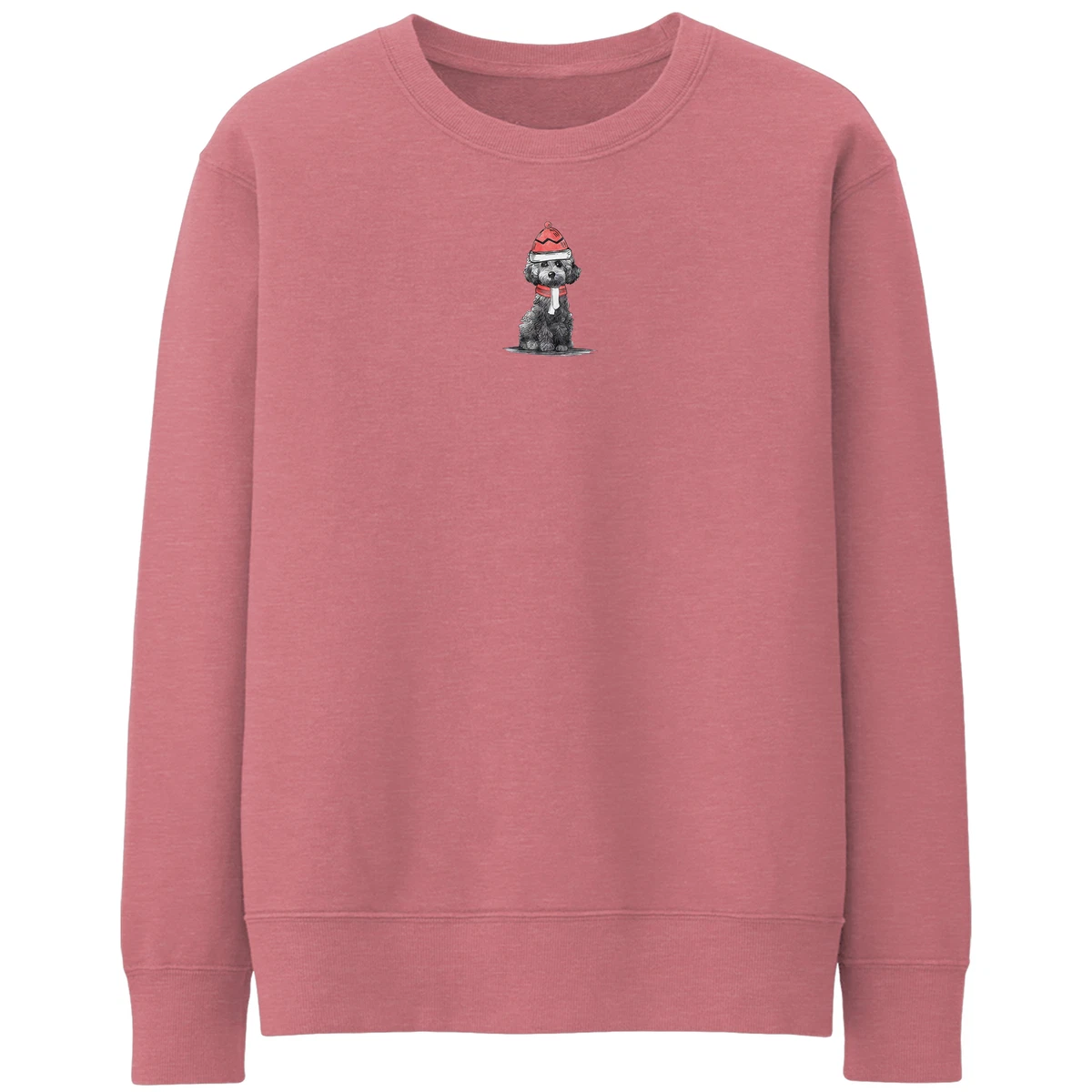 Cute Winter Poodle Jumper Sweatshirt Dog Owner Christmas Her Festive Seasonal