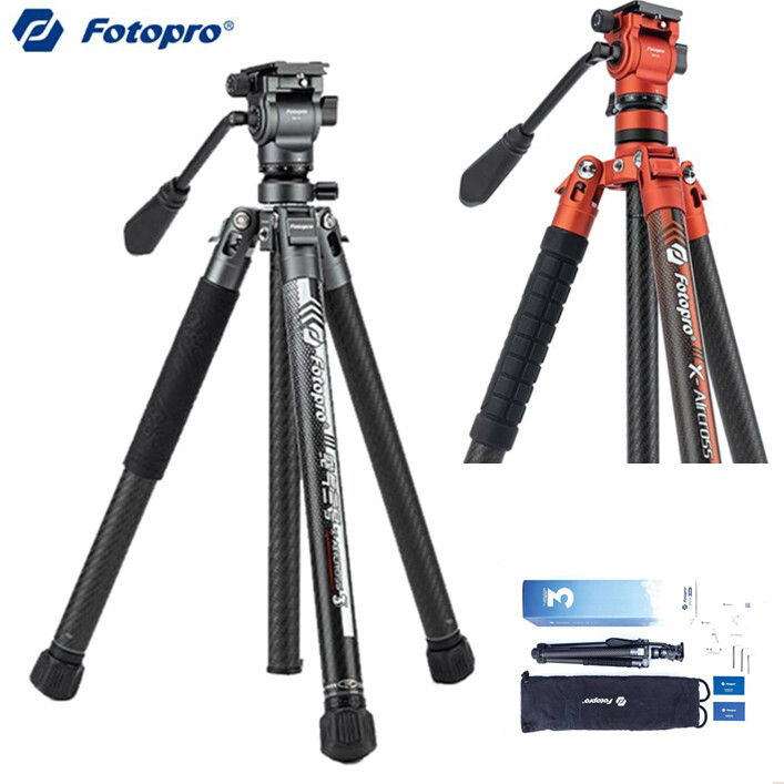 Fotopro X-Aircross 3 Video Travel Tripod Quick Release Carbon