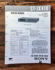 Sony ST-JX410 Tuner Service Manual Original 