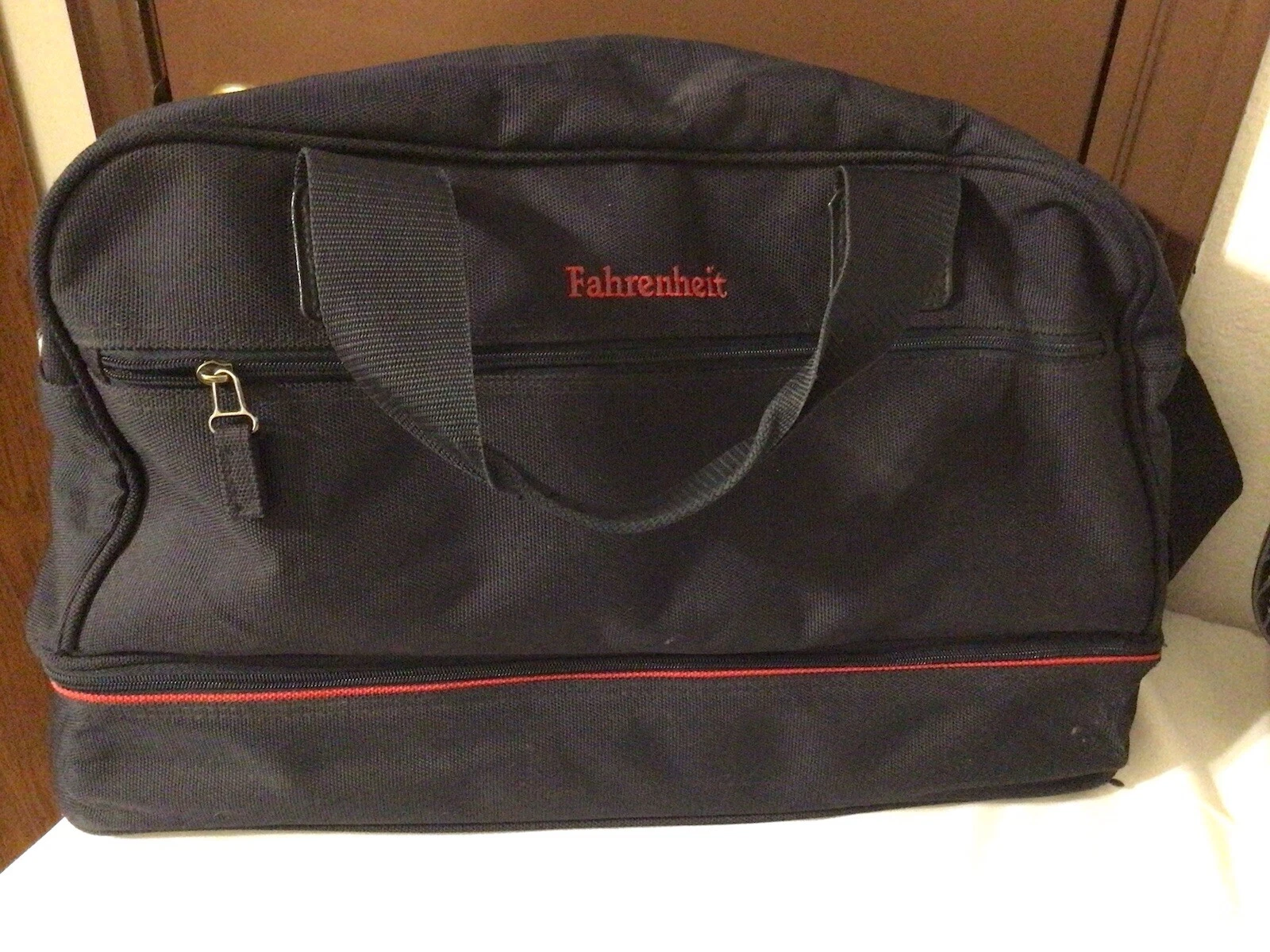 Sac de voyage noir Fahrenheit Christian Dior