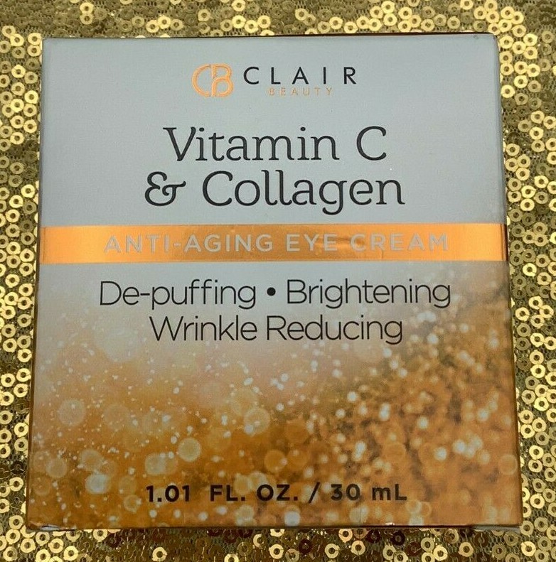 CLAIR BEAUTY Vitamin C & Collagen Moisturizing Day Cream (30mL), Exp 07