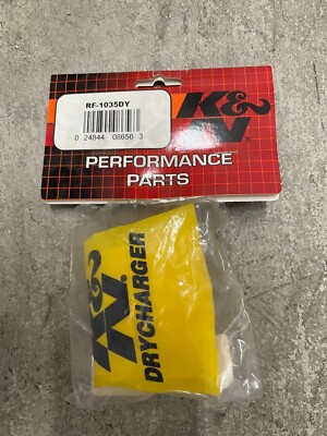 K&N RF-1001DR Drycharger – Luftfilterhülle Für Auto & Motorrad – Wasserabweisend, Rot