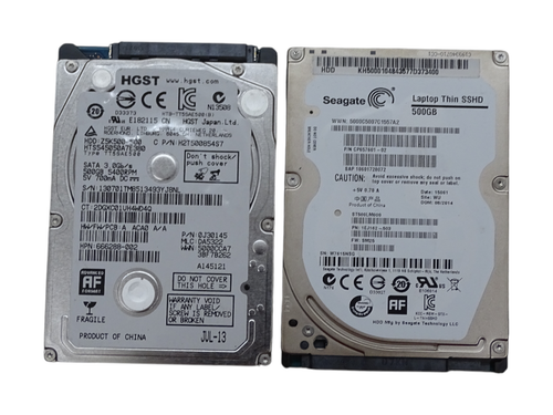 💻 Konvolut 10 diverse 2,5" 500GB SATA HDD Festplatten Bastler Laptop Ersatz 💻 - Photo 4/11