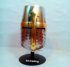 Medieval Crusader Knight Templar Armor Mini Helmet Halloween Costume